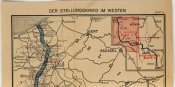Карта Траншейная война л 1 Первая мировая Германия