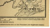 Карта Траншейная война л 2 Первая мировая Германия