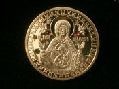 Богородица с младенцем - защитный жетон оберег