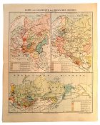 Карта История Российской Империи 1885-90 ОРИГИНАЛ