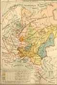 Карта История Российской Империи 1885-90 гг ОРИГИНАЛ!