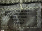 Подсумок Pouch Ammunition SA 80 - 2/mag MTP