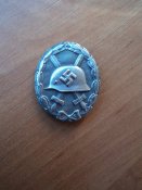 Знак "За ранение " 2-й степени ( посеребрённый) реплика.