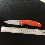 Складной нож Широгоров Ф3 мини (Shirogorov F3 mini) реплика. Оранжевая рукоять.