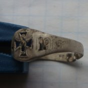 Перстень ПСВ "патріотика".Срібло.