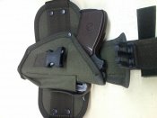 Кобура набедренная тактическая с клапаном для ПМ