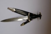 Парадный кинжал СС обр. 1933 г., производитель - "RZM 941/39 SS" с подвесом