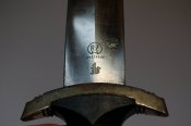Парадный кинжал СС обр. 1933 г., производитель - "RZM 941/39 SS" с подвесом