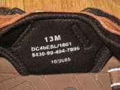 Лот №АО 0024 Сандали армии Великобритании All Terrain Suede Sandals р. 13