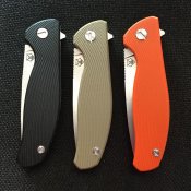 Складной нож Широгоров Ф3 (Shirogorov F3) реплика. Черная рукоять.