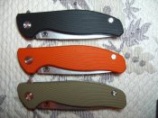 Складной нож Широгоров Ф3 (Shirogorov F3) реплика. Черная рукоять.