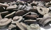 Выпавшие донца с гильз бердана 350шт