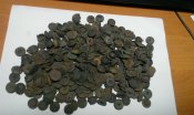Выпавшие донца с гильз бердана 350шт