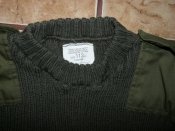 Свитер армейский шерсть олива Британия size 112 состояние нового