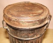 тубус для противогаза, короткий (h 24,5 см)