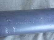 Часть пулеметного ствола 7.62 . Браунинг M1919