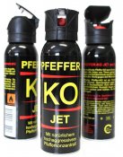 Мощный газовый баллончик  КО JET объёмом 100 мл (Германия оригинал)
