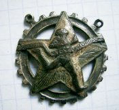 знак гто посеребрение с номером