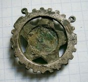 знак гто посеребрение с номером