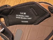 Лот №АО 0023 Сандали армии Великобритании All Terrain Suede Sandals р. 14