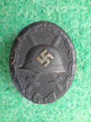 Знак "За ранение 1939" в чёрном. Клеймо L/11.