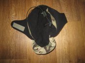 Лот №А2073 Gore-tex (MVP) Британская кепка-ушанка на флисе р. M МТР (флис черный)