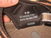 Лот №АО 0022 Сандали армии Великобритании All Terrain Suede Sandals р. 9
