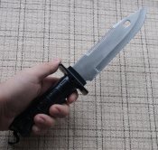 Нож выживания большой черный+сталь 5698+ документ что не ХО