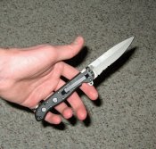 Армейский нож M16 USA. Складной CRKT Kit Carson Titanium M16-13T.