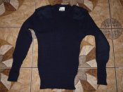 Свитер армейский шерсть тёмно-синий ВМФ Британия size 106sm/50 состояние нового