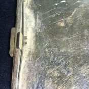 Портсигар срібний