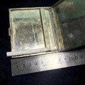 Портсигар срібний