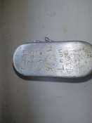 Кружка флягт Фрянция 39г. в надписях