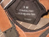 Лот №АО 0026 Сандали армии Великобритании All Terrain Suede Sandals р. 5