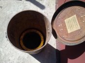 Немецкая картонная укупорка для снарядов со вставкой.