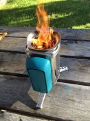 Печка щепоточница BioLite CookStove пічка на дровах