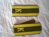 Погоны курсантские на рубашку новые,пристёгивающиеся