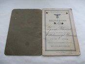 Reisepass(Deutsches Reich)1937г. Оригинал.