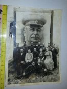фото с огромным портретом Сталина