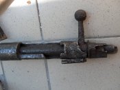 Затвор на маузер,пряме руків*я