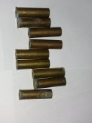 Латунные гильзы и войлочные пыжи