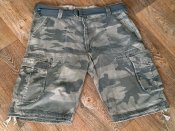 Защитные военные шорты с ремнем .разм.38