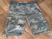 Защитные военные шорты с ремнем .разм.38