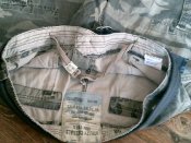 Защитные военные шорты с ремнем .разм.38