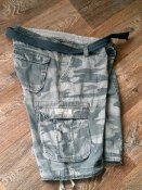Защитные военные шорты с ремнем .разм.38