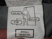 Лот №А 2286 Брюки-дождевик с Gore-Tex мембраной фирмы Monarch Textiles р.Small (чёрные)