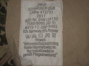 Лот № А2490 Брюки армии Бундесвера в расцветке Tropentarn (оригинал) 7080/9095 Gr9 (EU 52-54)