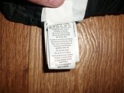 Лот № А2480 Утепленные брюки дождевик полиции Британии р.XLarge (чёрные)