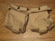 Лот № А2502 Подсумок двойной под ручные гранаты (coyote)