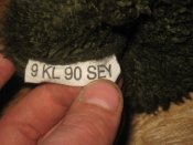 Лот № А2505  Рукавицы армии Британии на верблюжьем меху ткань + кожа DPM